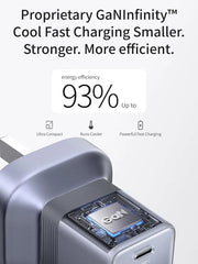 UGREEN Nexode Air 45W Charger, Mini Type C Fast GaN Charging, Space Gray