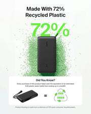 Belkin BoostCharge 20000mAh Power Bank with Digital Battery Display - Black