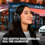 JBL Live 780NC Wireless Over-Ear Headphones with Adaptive Noise Cancelling, Spatial Sound, Voice Control, and JBL Pure Bass - Blue