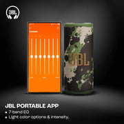 JBL Grip Compact Bluetooth Speaker, JBL Pro Sound with AI Sound Boost, IP68 Waterproof and Dustproof, Ambient Light, Up to 14 Hours Playback, Auracast Multi-Speaker, JBL Portable App, Squad