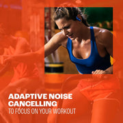 JBL Endurance Peak 4 True Wireless Bluetooth Sport Headphones with Noise Cancelling, 48-Hour Battery, Waterproof, and JBL Pure Bass - Blue