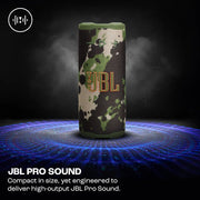 JBL Grip Compact Bluetooth Speaker, JBL Pro Sound with AI Sound Boost, IP68 Waterproof and Dustproof, Ambient Light, Up to 14 Hours Playback, Auracast Multi-Speaker, JBL Portable App, Squad