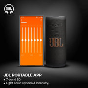 JBL Grip Compact Bluetooth Speaker, JBL Pro Sound with AI Sound Boost, IP68 Waterproof and Dustproof, Ambient Light, Up to 14 Hours Playback, Auracast Multi-Speaker, JBL Portable App, Black