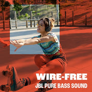 JBL Tune 530BT Wireless On-Ear Bluetooth Headphones with Pure Bass Sound, 76H Battery Life, Dual Beamforming Mics, Multi-Point Bluetooth 6.0, Foldable & Lightweight – Beige 