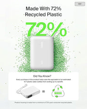 Belkin BoostCharge 10000mAh Power Bank with Digital Battery Display - White