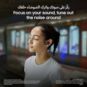 Samsung Galaxy Buds3 FE Wireless Earbuds - Gray, Blade Design, Balanced Sound, 360 Audio, ANC & Clear Call