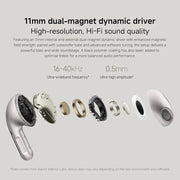 Xiaomi Buds 5 - In-Ear Headphones with 40dB Hybrid Active Noise Cancelling, 39 Hours Battery Life, Dual Magnetic Driver & 5 EQ Settings, AI Wind Noise Cancelling, Google Fast Pair, Grey