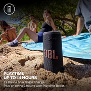 JBL Grip Compact Bluetooth Speaker, JBL Pro Sound with AI Sound Boost, IP68 Waterproof and Dustproof, Ambient Light, Up to 14 Hours Playback, Auracast Multi-Speaker, JBL Portable App, Black