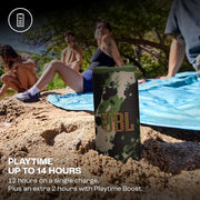 JBL Grip Compact Bluetooth Speaker, JBL Pro Sound with AI Sound Boost, IP68 Waterproof and Dustproof, Ambient Light, Up to 14 Hours Playback, Auracast Multi-Speaker, JBL Portable App, Squad