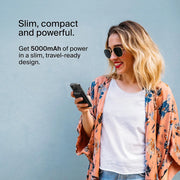 Belkin 5000mAh Magnetic Wireless Power Bank, Portable Charger Compatible with MagSafe with Pass-thru Charging, 7.5W Output, 10W Input and Kickstand, Compatible with iPhone 17, Air, Pixelsnap – Black
