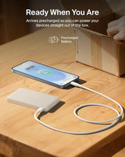 Belkin BoostCharge 5000mAh Magnetic Power Bank with Magnetic Ring - Sand