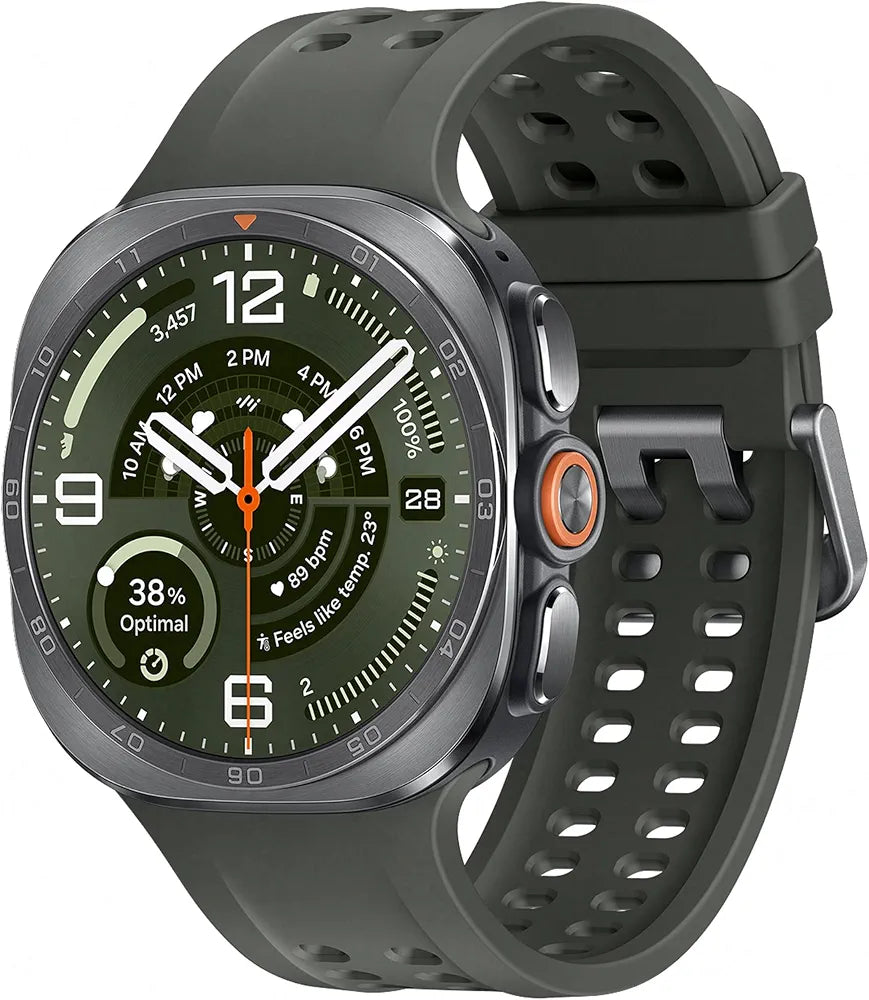 Samsung Galaxy Watch Ultra2 Titanium Silver, 47mm, Bluetooth, Rugged Luxury design, 800 mAh Battery, Fast Charging,Energy Score, 2 Years Manufacturer Extended Warranty 