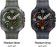 Samsung Galaxy Watch Ultra2 Titanium Gray, 47mm, Bluetooth, Rugged Luxury design, 800 mAh Battery, Fast Charging, Energy Score, 2 Years Manufacturer Extended Warranty 