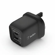 Belkin 45W Dual USB Type C Wall Charger, Fast Charging Power Delivery 3.0 with GaN Technology, USB C Charger for iPhone 17, iPhone Air, iPad Pro, MacBook, Samsung Galaxy S25, Pixel And More - Black