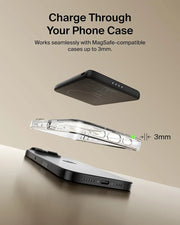Belkin BoostCharge 5000mAh Magnetic Power Bank with Magnetic Ring - Black