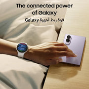 Samsung Galaxy Watch9 Silver, 44mm, LTE, Slimness, Comfort fit, Signature Cushion Design, Personalized Sleep Experience, Health Coaching, 2 Years Extended Warranty 