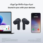 Samsung Galaxy Buds3 FE Wireless Earbuds - Gray, Blade Design, Balanced Sound, 360 Audio, ANC & Clear Call