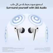 Samsung Galaxy Buds3 FE Wireless Earbuds - Gray, Blade Design, Balanced Sound, 360 Audio, ANC & Clear Call