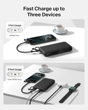 Belkin BoostCharge 20000mAh Power Bank with Digital Battery Display - Black